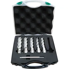 HOLEMAKER 7PC SILVER SERIES ANNULAR CUTTER SET (50MM DOC)
